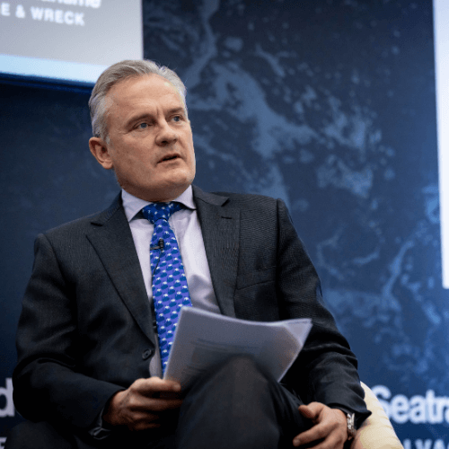 Nick Shaw of International Group of P&I Clubs speaks at Seatrade Maritime Salvage & Wreck